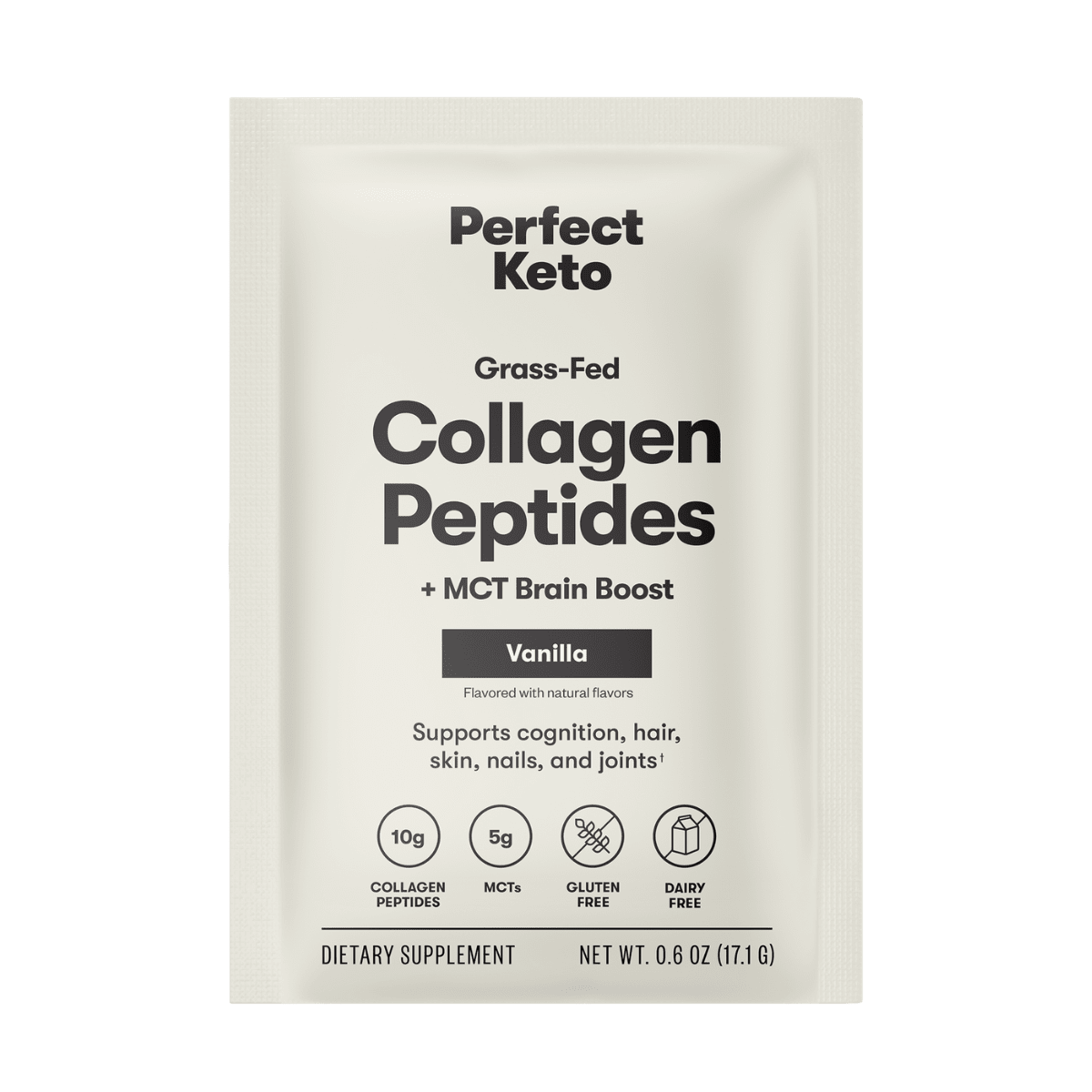 Keto Collagen Sachet Vanilla Perfect Keto