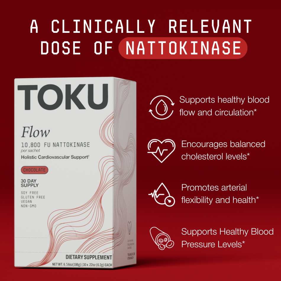 Toku Flow | Nattokinase (10,800 FU)