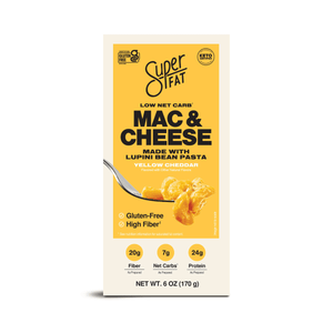 SuperFat Keto Mac & Cheese, Yellow Cheddar, 12-Pack