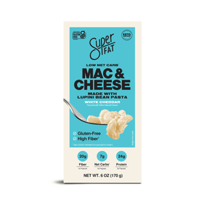 SuperFat Keto Mac & Cheese, White Cheddar, 6-Pack