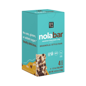 Coconut Chocolate Chip Nola Bars, 4-pack