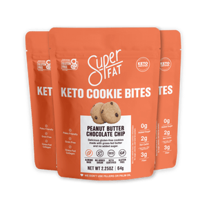 SuperFat Keto Cookie Bites, 3 packs