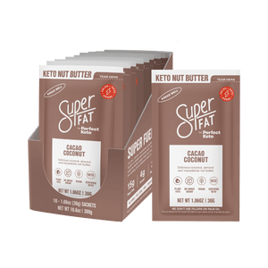 SuperFat Cacao Coconut Keto Nut Butter Single Serves