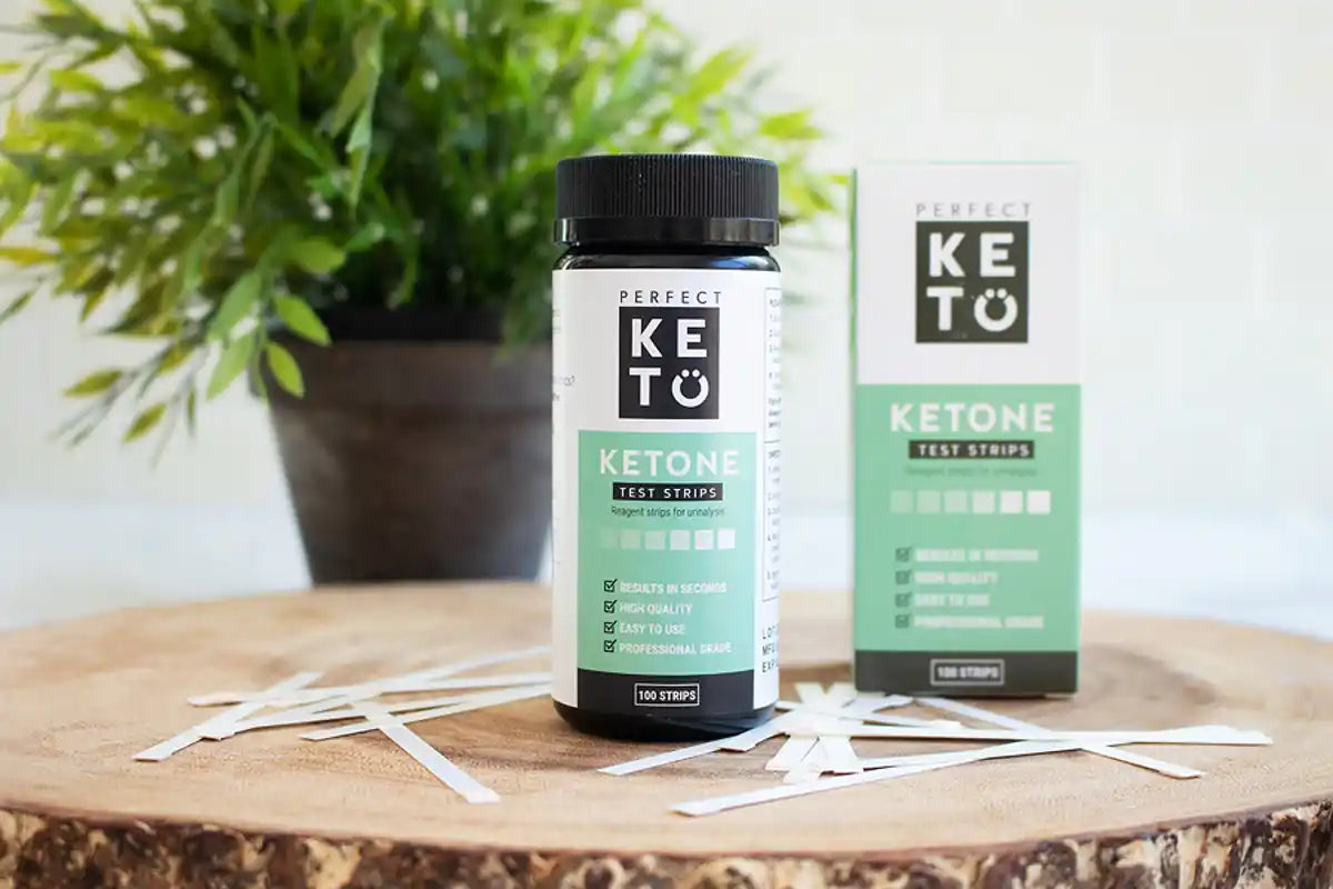 Disiflp 100Pcs Ketone Test Strips Home Ketosis Urinary Test Keto Strips  Healthy Diet Body Testers 