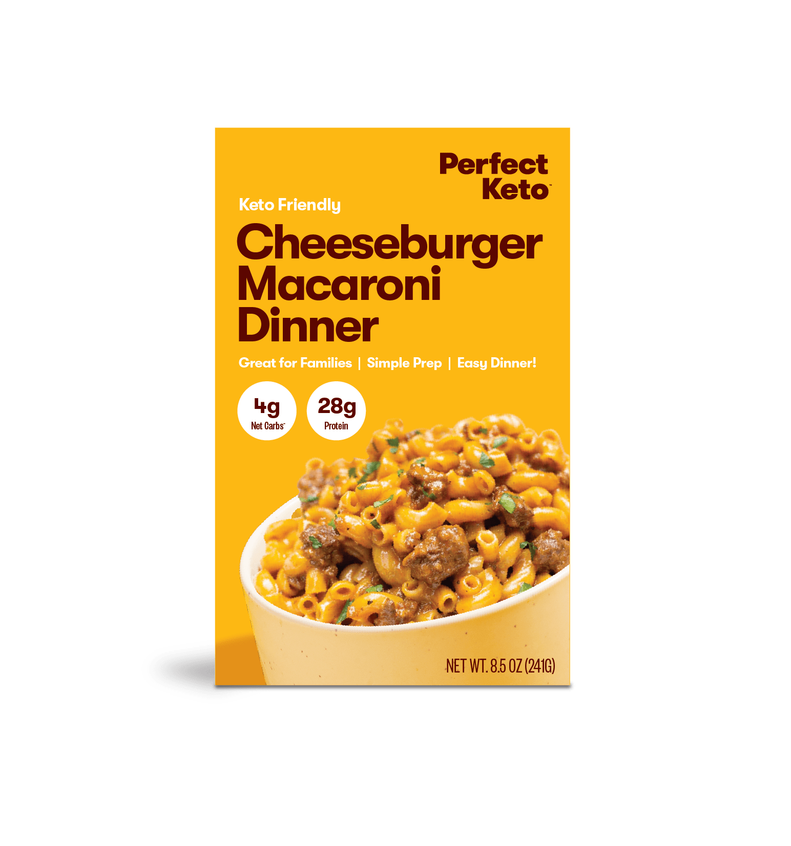 Perfect Keto x Cheeseburger Macaroni Dinner