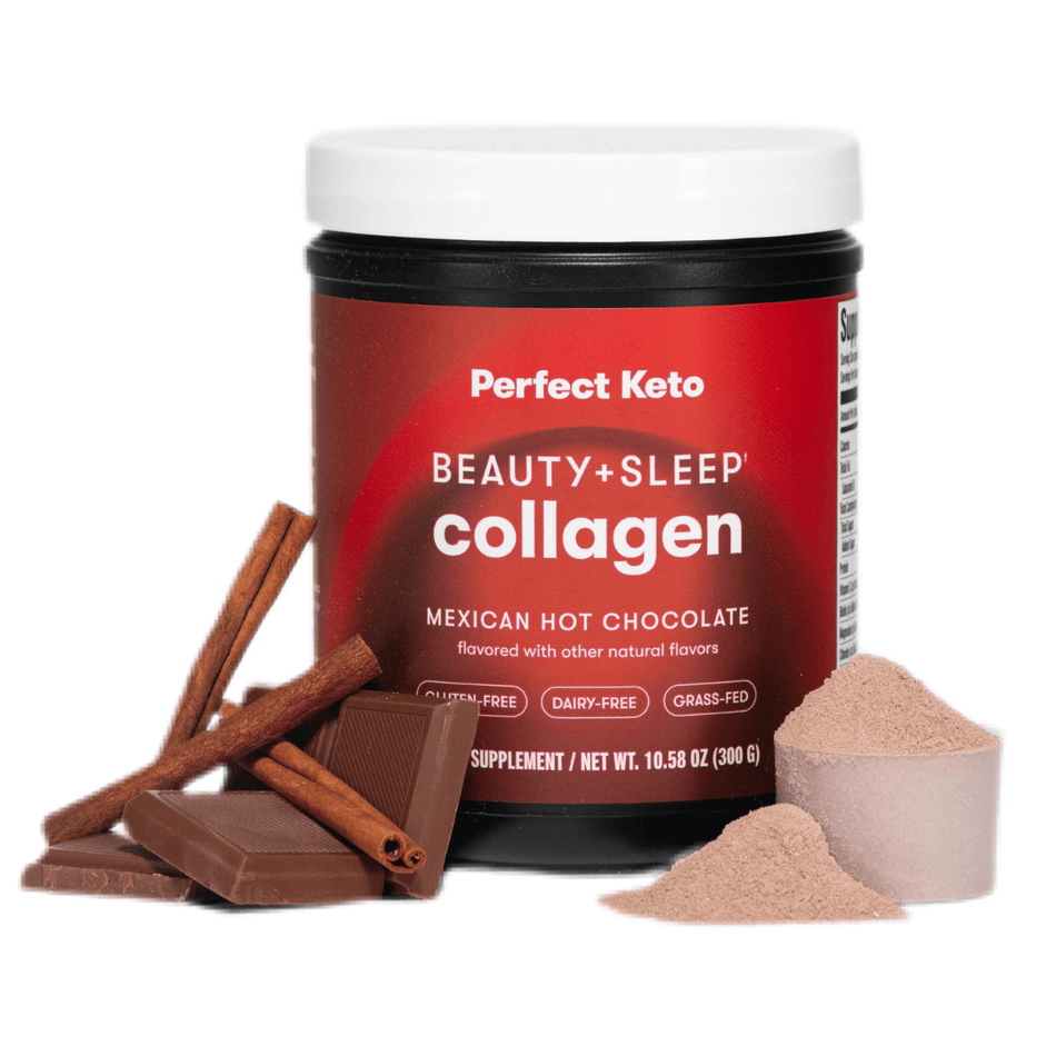 Beauty + Sleep Collagen Peptide Protein Powder - Perfect Keto
